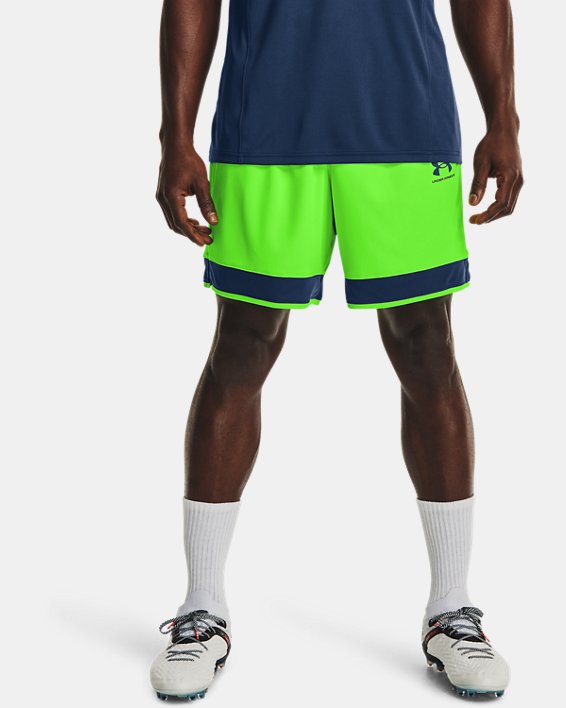 Men's UA Challenger III Knit Shorts, Green, pdpMainDesktop image number 1
